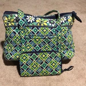 Vera Bradley Purse & matching Wallet